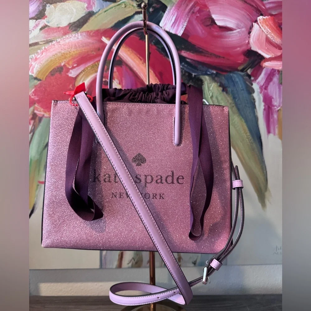 Kate Spade Pink Sparkly Two Way Bag - Picture 4 of 11